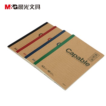 晨光A5無(wú)線裝訂本40頁(yè)雅致辦公APYJQ550 10本起訂